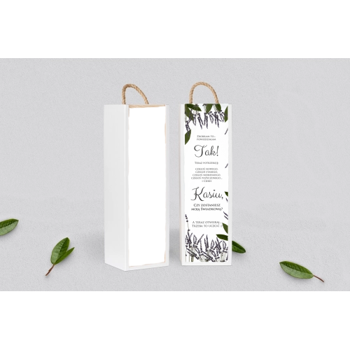 Prośba o&nbsp;Świadkowanie - SNW Akryl biała Soft Motyw 5