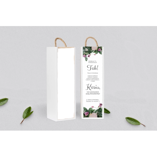 Prośba o&nbsp;Świadkowanie - SNW Akryl biała Soft Motyw 6