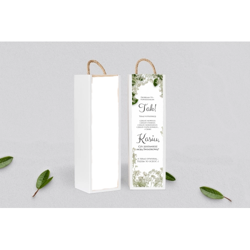 Prośba o&nbsp;Świadkowanie - SNW Akryl biała Soft Motyw 7