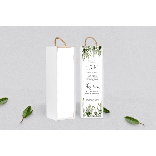 Prośba o&nbsp;Świadkowanie - SNW Akryl biała Soft Motyw 8