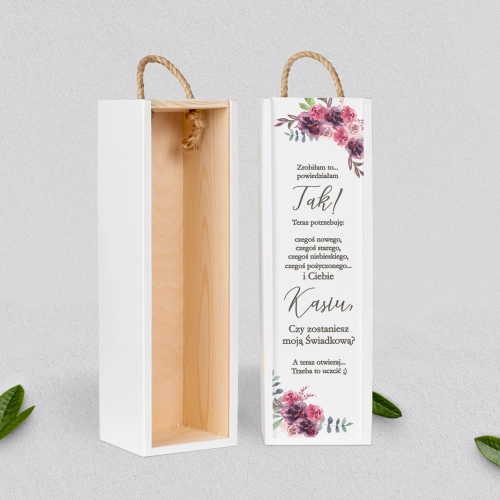 Prośba o Świadkowanie - SNW biała PasteLove Motyw 1