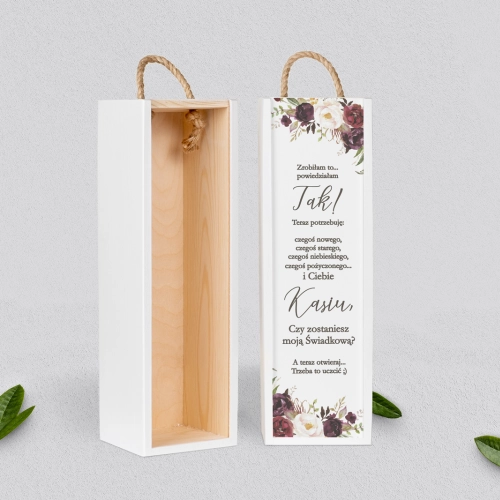 Prośba o Świadkowanie - SNW biała PasteLove Motyw 3