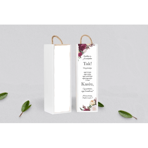 Prośba o&nbsp;Świadkowanie - SNW Akryl biała Fabello Motyw 1