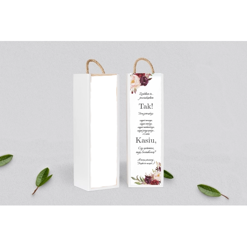 Prośba o&nbsp;Świadkowanie - SNW Akryl biała Fabello Motyw 2