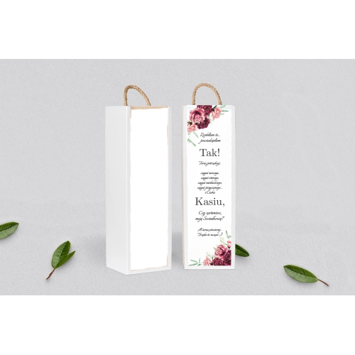 Prośba o&nbsp;Świadkowanie - SNW Akryl biała Fabello Motyw 3