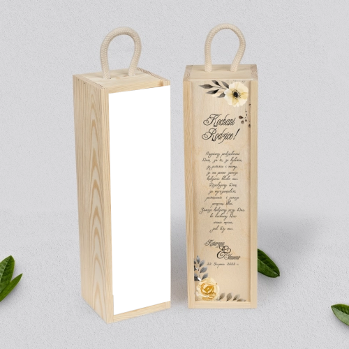 Skrzynka dla Rodziców - SNW Naturalna Akwarelowe Wianki Motyw 4