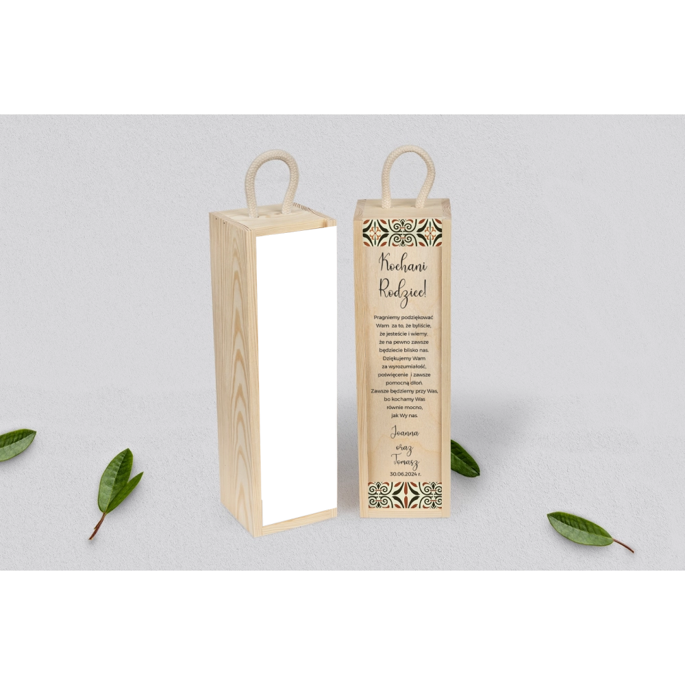 Skrzynka dla Rodziców - SNW Naturalna Vintage Motyw 3