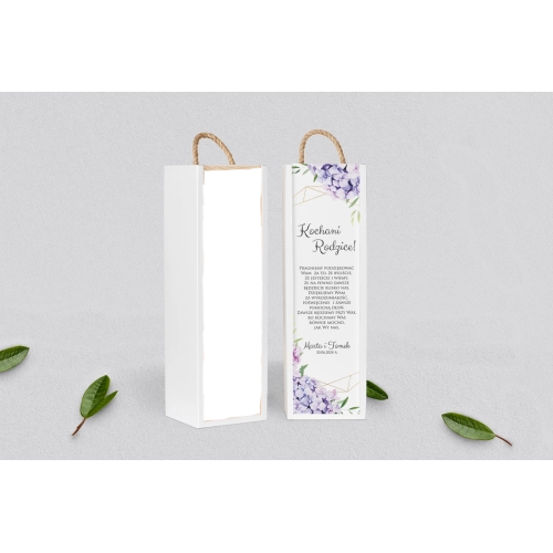 Skrzynka dla Rodziców - SNW Biała Flowers & Frame Motyw 1