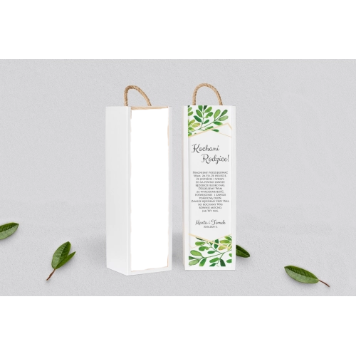 Skrzynka dla Rodziców - SNW Biała Flowers & Frame Motyw 3