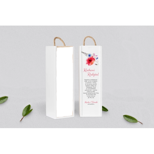 Skrzynka dla Rodziców - SNW Biała Sweet Love Motyw 2