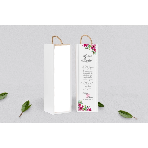 Skrzynka dla Rodziców - SNW Biała Akwarelowe Wianki Motyw 2