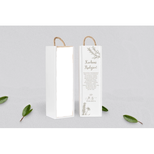 Skrzynka dla Rodziców - SNW Biała Fiori Motyw 1