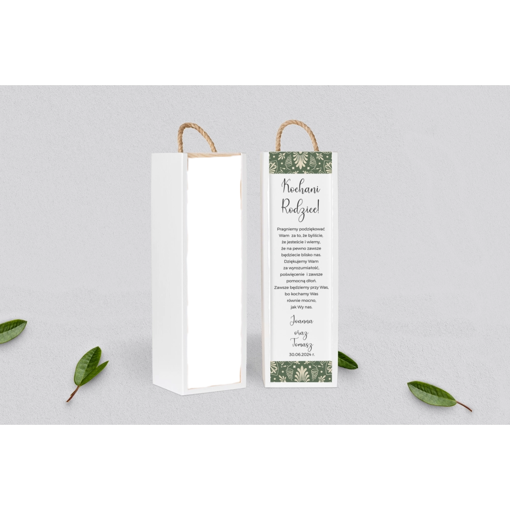 Skrzynka dla Rodziców - SNW Biała Vintage Motyw 2