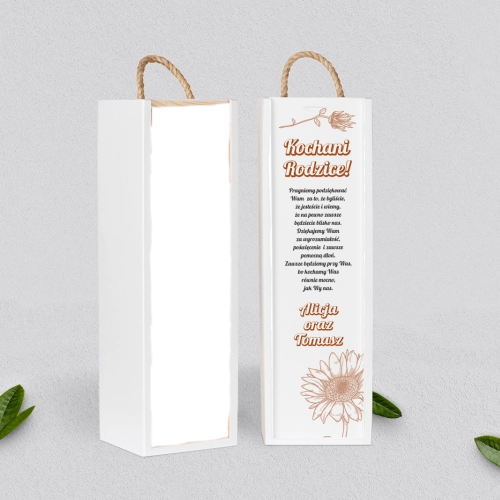 Skrzynka dla Rodziców - SNW Biała Sunflowers Motyw 2