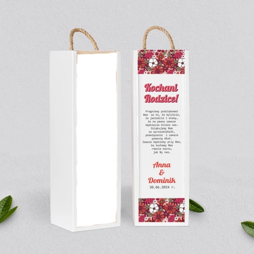 Skrzynka dla Rodziców - SNW Biała Retro Style Motyw 2