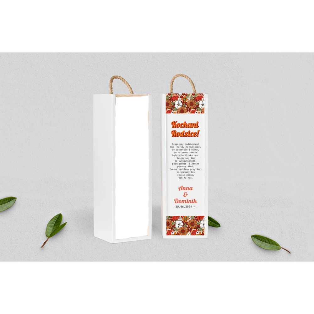 Skrzynka dla Rodziców - SNW Biała Retro Style Motyw 3