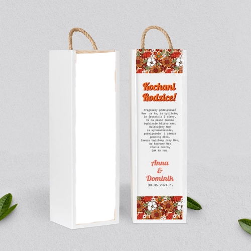Skrzynka dla Rodziców - SNW Biała Retro Style Motyw 3