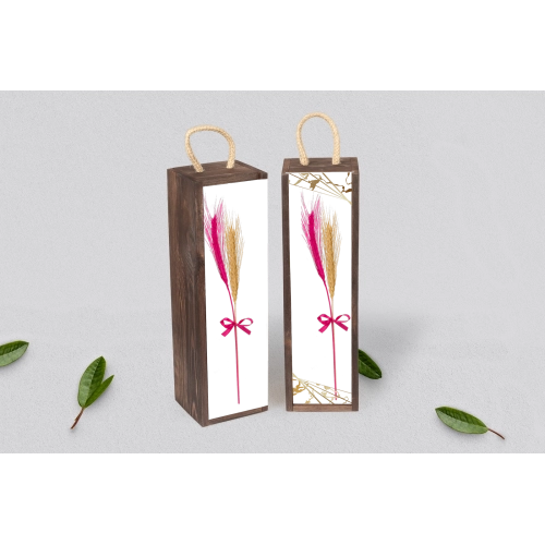 Skrzynka dla Rodziców - SNW Brązowa Marmur & Złoto - Motyw 4