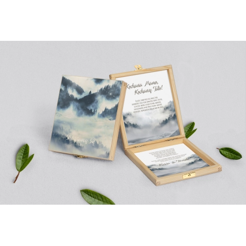 Zaproszenie dla Rodziców - naturalne Forest - Motyw 5