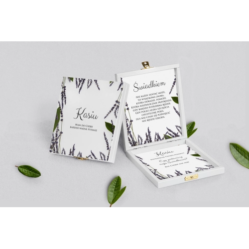 Prośba o&nbsp;świadkowanie - białe puzzle Soft Motyw 5