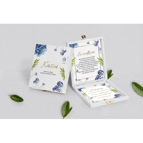 Prośba o&nbsp;świadkowanie - białe puzzle Dream Motyw 4