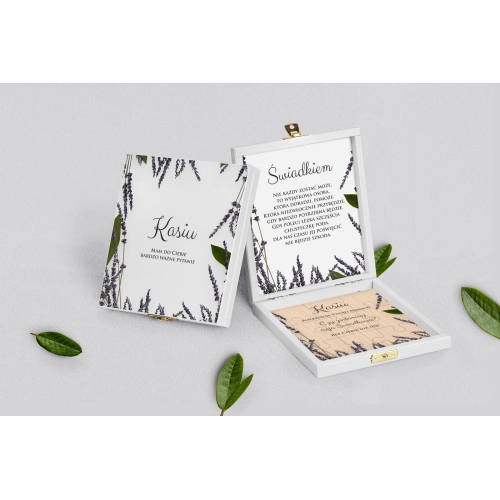 Prośba o&nbsp;świadkowanie - białe puzzle Soft Motyw 5