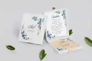 Prośba o świadkowanie - białe puzzle Akwarelowe Wianki Motyw 8