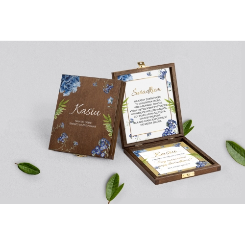 Prośba o&nbsp;świadkowanie - brązowe puzzle Dream Motyw 4