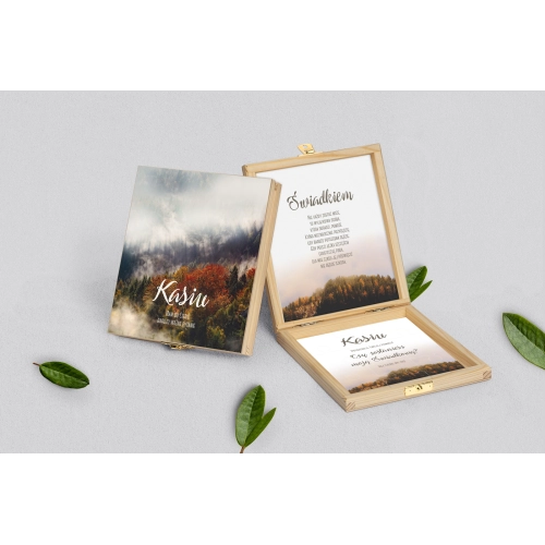 Prośba o&nbsp;świadkowanie - naturalne puzzle Forest - Motyw 3