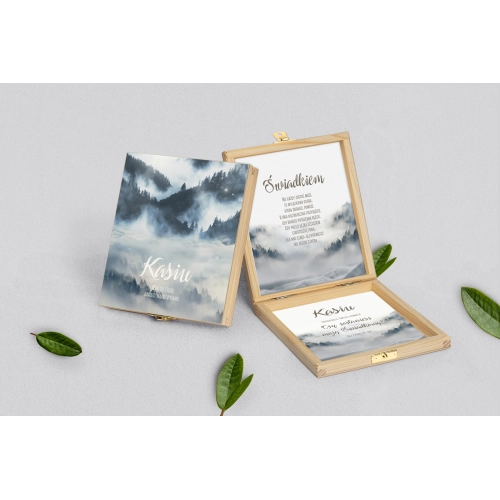 Prośba o&nbsp;świadkowanie - naturalne puzzle Forest - Motyw 5