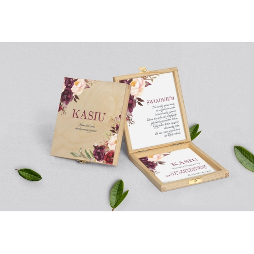 Prośba o&nbsp;świadkowanie - naturalne puzzle Fabello Motyw 2