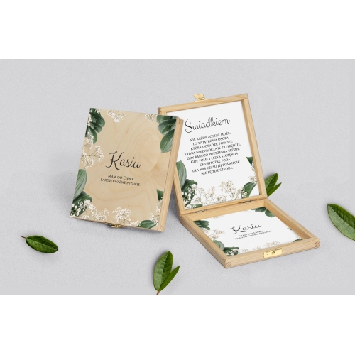 Prośba o&nbsp;świadkowanie - naturalne puzzle Soft Motyw 1