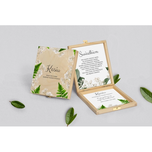 Prośba o&nbsp;świadkowanie - naturalne puzzle Soft Motyw 2