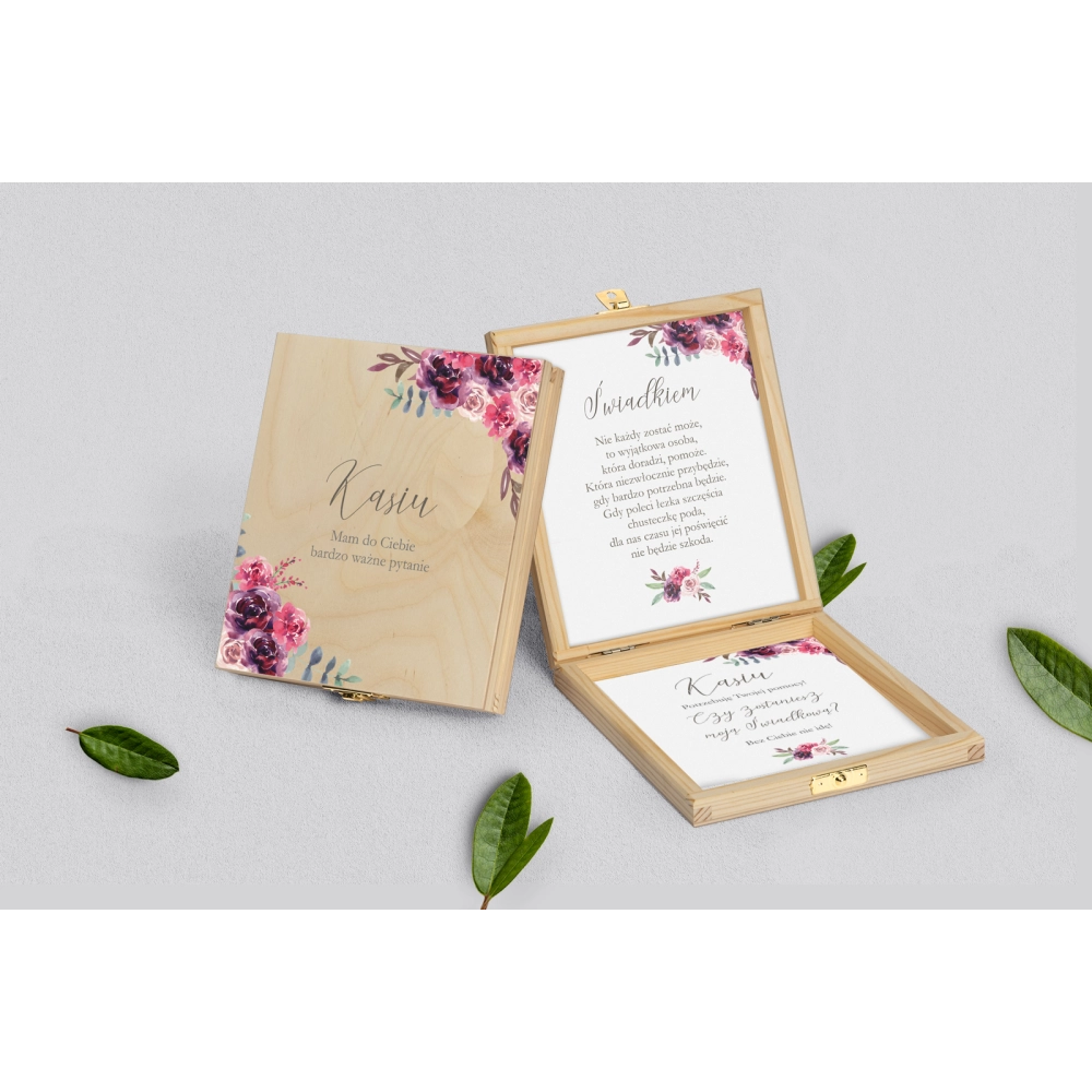 Prośba o&nbsp;świadkowanie - naturalne puzzle Pastelove Motyw 1