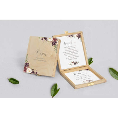 Prośba o&nbsp;świadkowanie - naturalne puzzle Pastelove Motyw 3