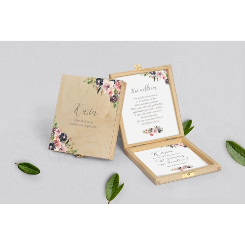 Prośba o&nbsp;świadkowanie - naturalne puzzle Pastelove Motyw 4