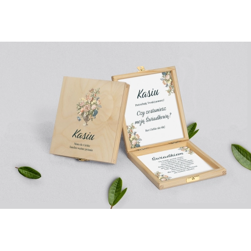 Prośba o&nbsp;świadkowanie - naturalne puzzle Rustic Summer Motyw 1