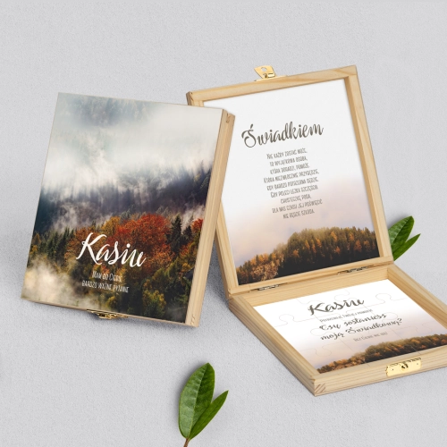 Prośba o świadkowanie - naturalne puzzle Forest - Motyw 3