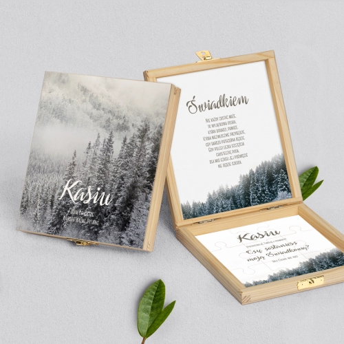 Prośba o świadkowanie - naturalne puzzle Forest - Motyw 4