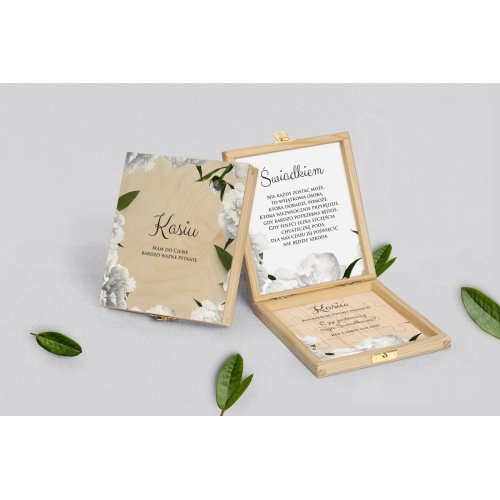 Prośba o świadkowanie - naturalne puzzle Soft Motyw 3