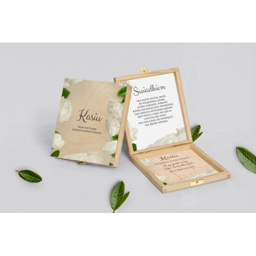 Prośba o świadkowanie - naturalne puzzle Soft Motyw 4