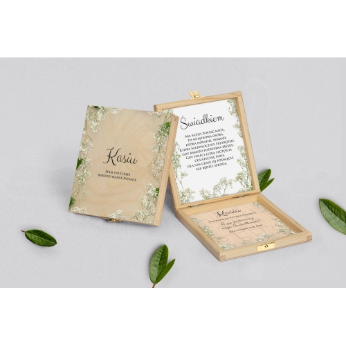 Prośba o świadkowanie - naturalne puzzle Soft Motyw 7