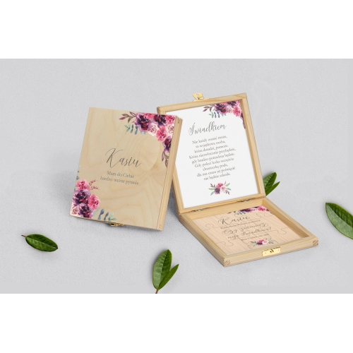 Prośba o świadkowanie - naturalne puzzle Pastelove Motyw 1