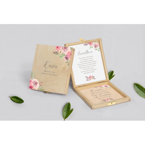 Prośba o świadkowanie - naturalne puzzle Pastelove Motyw 2