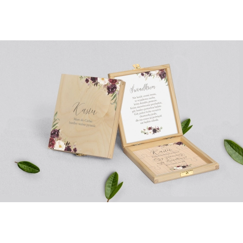 Prośba o świadkowanie - naturalne puzzle Pastelove Motyw 3