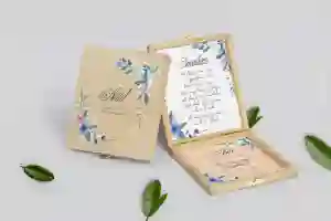 Prośba o świadkowanie - naturalne puzzle Akwarelowe Wianki Motyw 8
