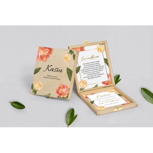 Prośba o świadkowanie - naturalne puzzle Dream Motyw 5