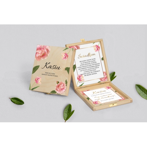 Prośba o świadkowanie - naturalne puzzle Dream Motyw 6