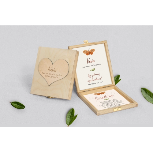 Prośba o świadkowanie - naturalne puzzle Butterflies - Motyw 4