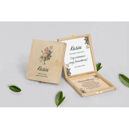 Prośba o świadkowanie - naturalne puzzle Rustic Summer Motyw 3